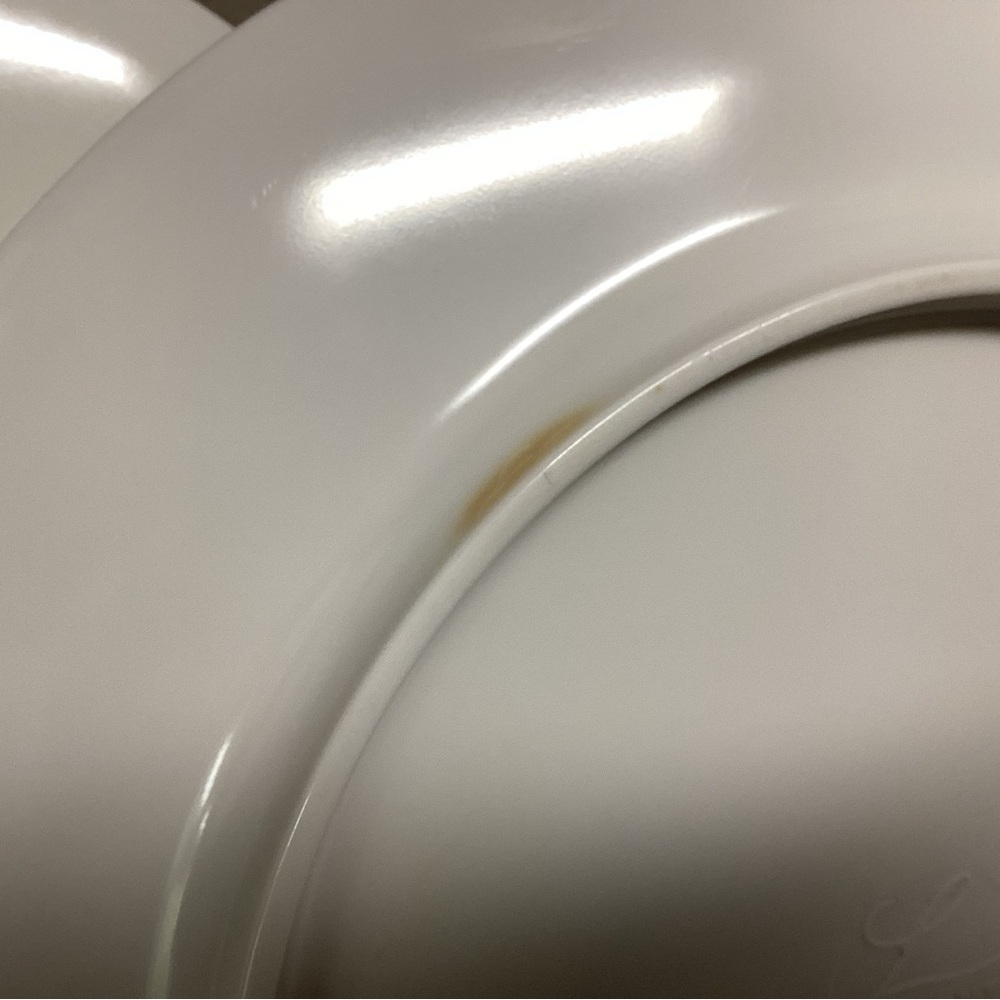 🔵 Vintage MCM Lucent Dinnerware - 3 Dinner Plates - Melamine - Flower Cart - Picture 10 of 13